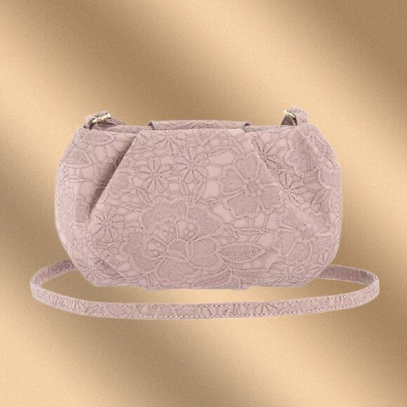 Koltov Reese Mini Crossbody Bag with Adjustable Strap Pale Plum or Mauve Color - Picture 2 of 12